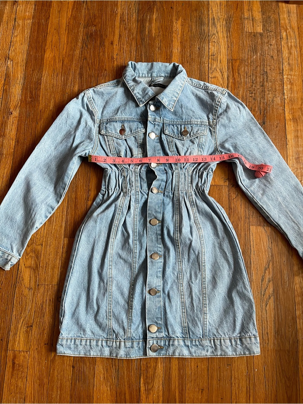 I Saw It First Light Wash Denim Dress - Picture 11 of 14